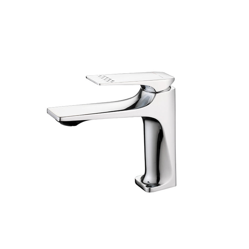 Modern Bathroom Faucet Brass Deep Curve Lever Handle with Faucet Hose