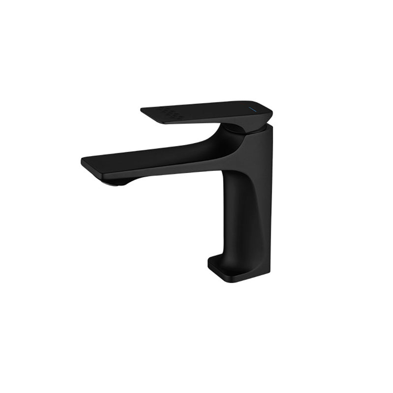 Modern Bathroom Faucet Brass Deep Curve Lever Handle with Faucet Hose