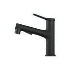 Pull-out simple bathroom sink tap 1 hole single lever faucet
