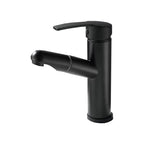 Pull-out simple bathroom sink tap 1 hole single lever faucet
