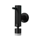 Contemporary Wall-Mounted Bathroom Faucet One Hole Solid Brass Round Faucet