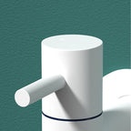 Contemporary Wall-Mounted Bathroom Faucet One Hole Solid Brass Round Faucet