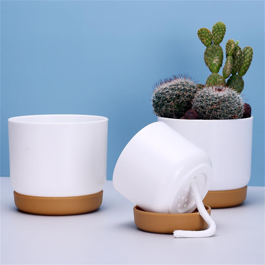Self-watering flower pot for orchids and plants – Plastic plant container