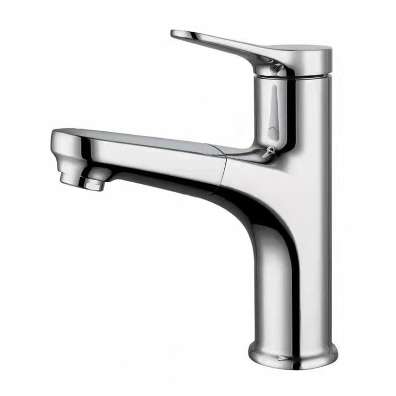 Contemporary Style Centerset Faucets Bathroom Fixtures with Lever Handle