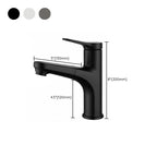 Contemporary Style Centerset Faucets Bathroom Fixtures with Lever Handle