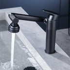 Modern Copper Low Arc Centerset Faucets Bathroom Sink Faucet