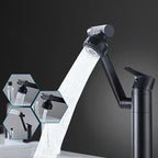 Modern Copper Low Arc Centerset Faucets Bathroom Sink Faucet