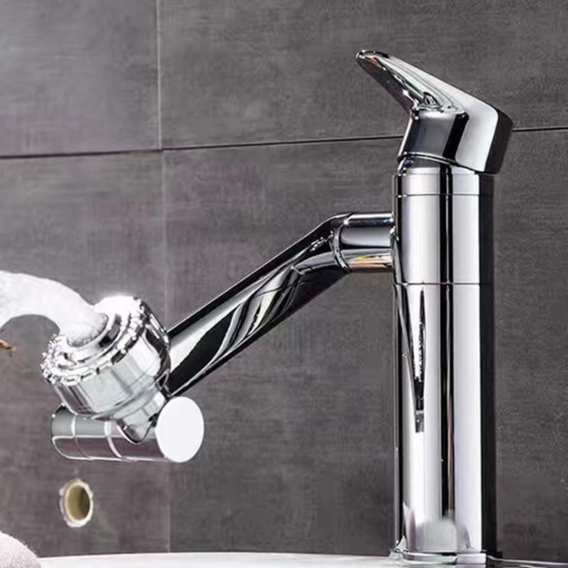 Modern Copper Low Arc Centerset Faucets Bathroom Sink Faucet