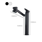 Modern Copper Low Arc Centerset Faucets Bathroom Sink Faucet