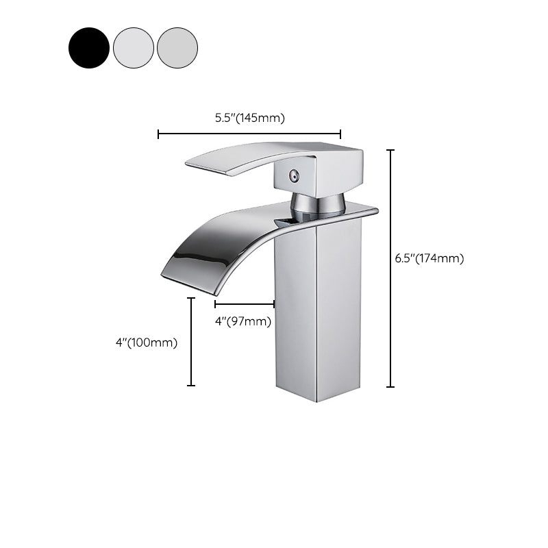 Waterfall Basin Tap Bathroom Faucet Lightweight Luxury Basin Faucet