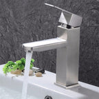 Contemporary Style Faucets Single Handle Basin Bathroom Faucet