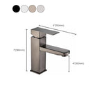 Contemporary Style Faucets Single Handle Basin Bathroom Faucet