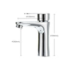 Contemporary Stainless Steel Sink Faucet Lever Handles Low Arc Sink Faucet