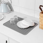 KÜCHENWELLA Silicone Kitchen Mat | Heat Resistant & Non-Slip | Dish Mat, Refrigerator & Drawer Liner | BPA-Free & Easy to Clean