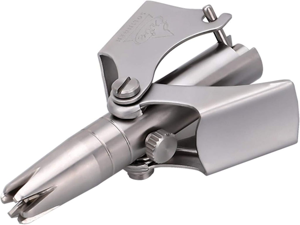Nose hair remover made of stainless steel