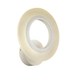 Modern LED Wall Mounted Light White Ring Wall Lamp with Acrylic Shade in Warm/White Light