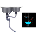 Classic Style Kitchen Sink Stainless Steel Kitchen Sink with Drainage Hole Kit