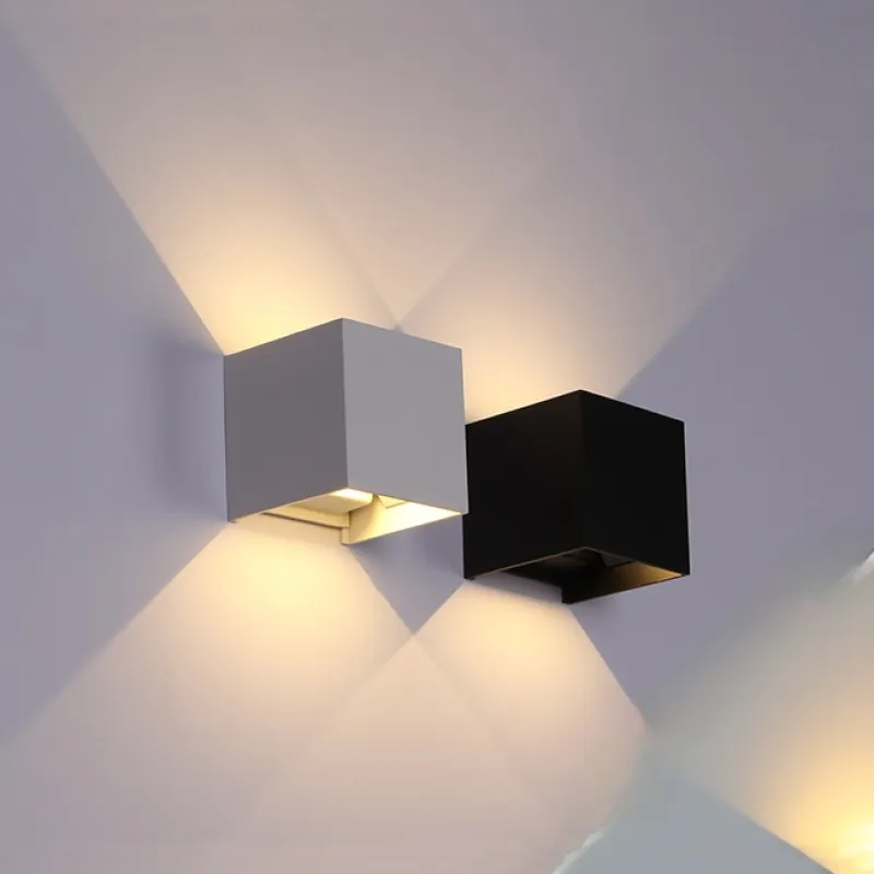 Wall Light Modern Black Aluminium LED Sconce