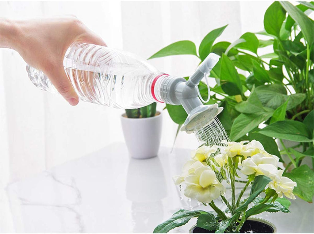 2-in-1 Double Cap Bottle Spray Nozzle – Mini Spray Head for Garden Irrigation