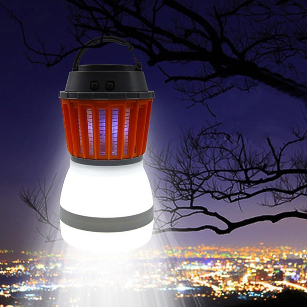 Solar LED Mosquito Lamp with Integrated Lantern – Effective Insect Protection and Lighting for Garden and Camping