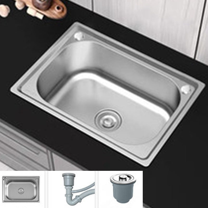 Modern Workstation Sink Stainless Steel Drain Arrangement and Faucet Kitchen Sink