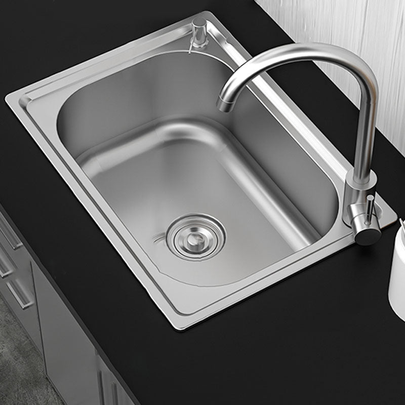 Modern Workstation Sink Stainless Steel Drain Arrangement and Faucet Kitchen Sink