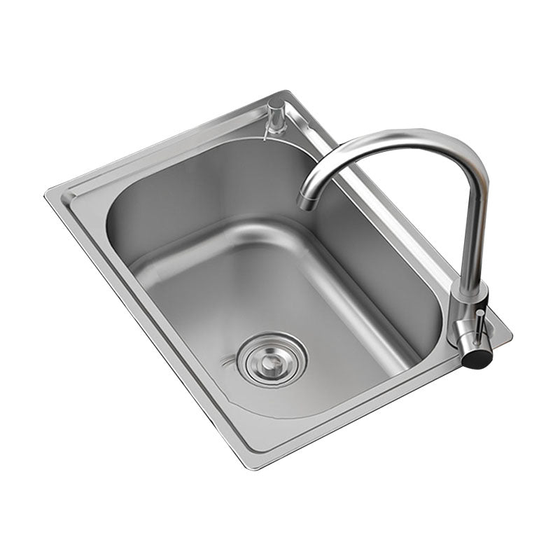 Modern Workstation Sink Stainless Steel Drain Arrangement and Faucet Kitchen Sink