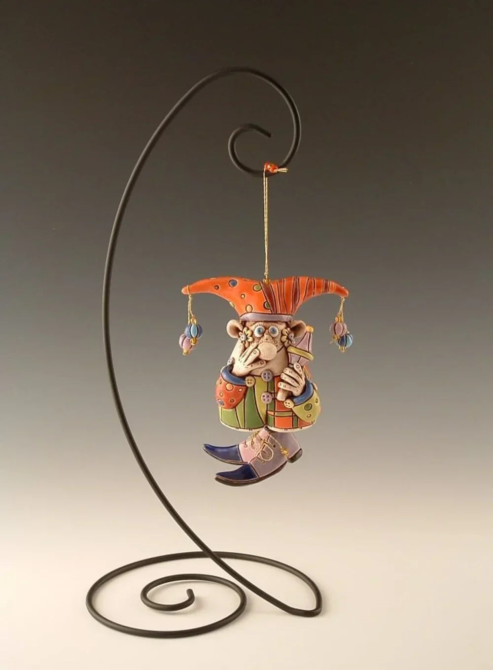 Colorful Jester Bell Ornaments