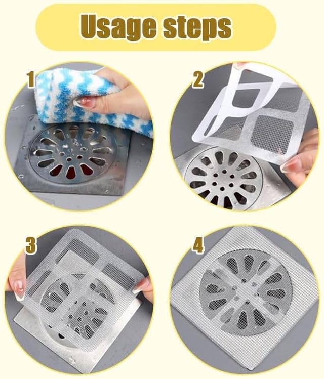 Disposable Hair Drain Stickers