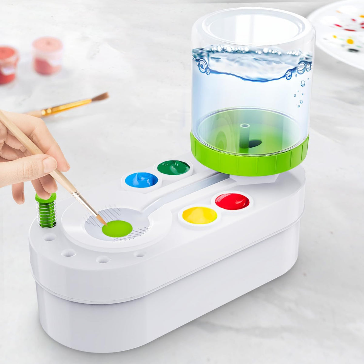 [2025 Newest] Paint Brush Cleaner Brush Rinser