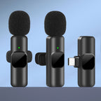 Wireless Lavalier Microphone for Video Recordings and Livestreaming – Compact Design with High Sound Quality and USB-C Connection