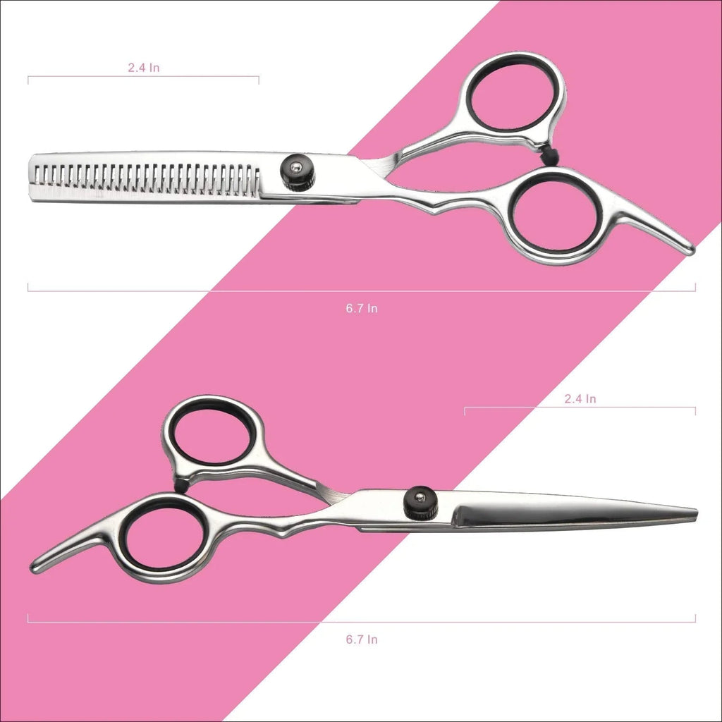 Professional Hair Care Set | Cutting and Thinning Scissors for Precision Hairstyles