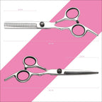 Professional Hair Care Set | Cutting and Thinning Scissors for Precision Hairstyles