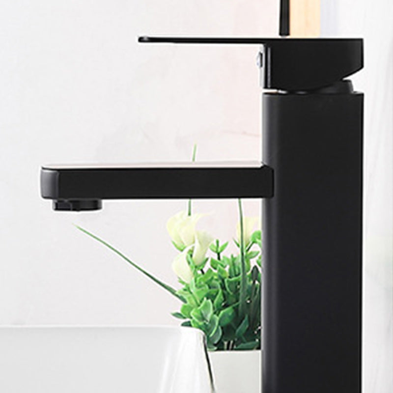 Contemporary sink faucet Digital display Monochrome Low arch basin Bathroom sink