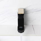 Contemporary sink faucet Digital display Monochrome Low arch basin Bathroom sink