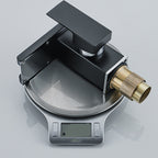Contemporary Sink Faucet Solid Color Low Arc Bathroom Sink Faucet