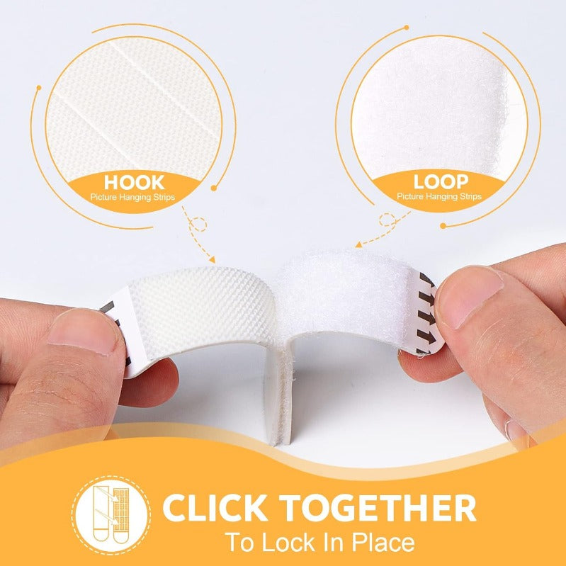 Heavy-Duty No-Drill Picture Hanging Strips
