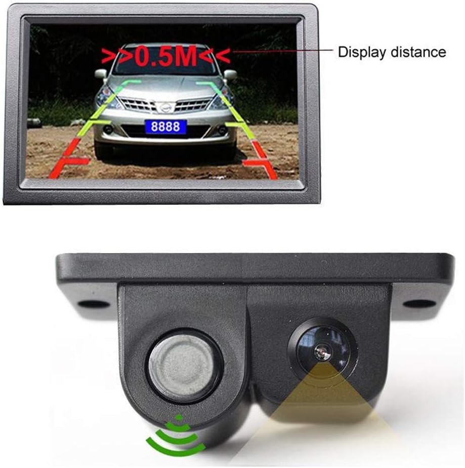 Car Rear View Camera with Parking Sensor 2-in-1 – SafePark