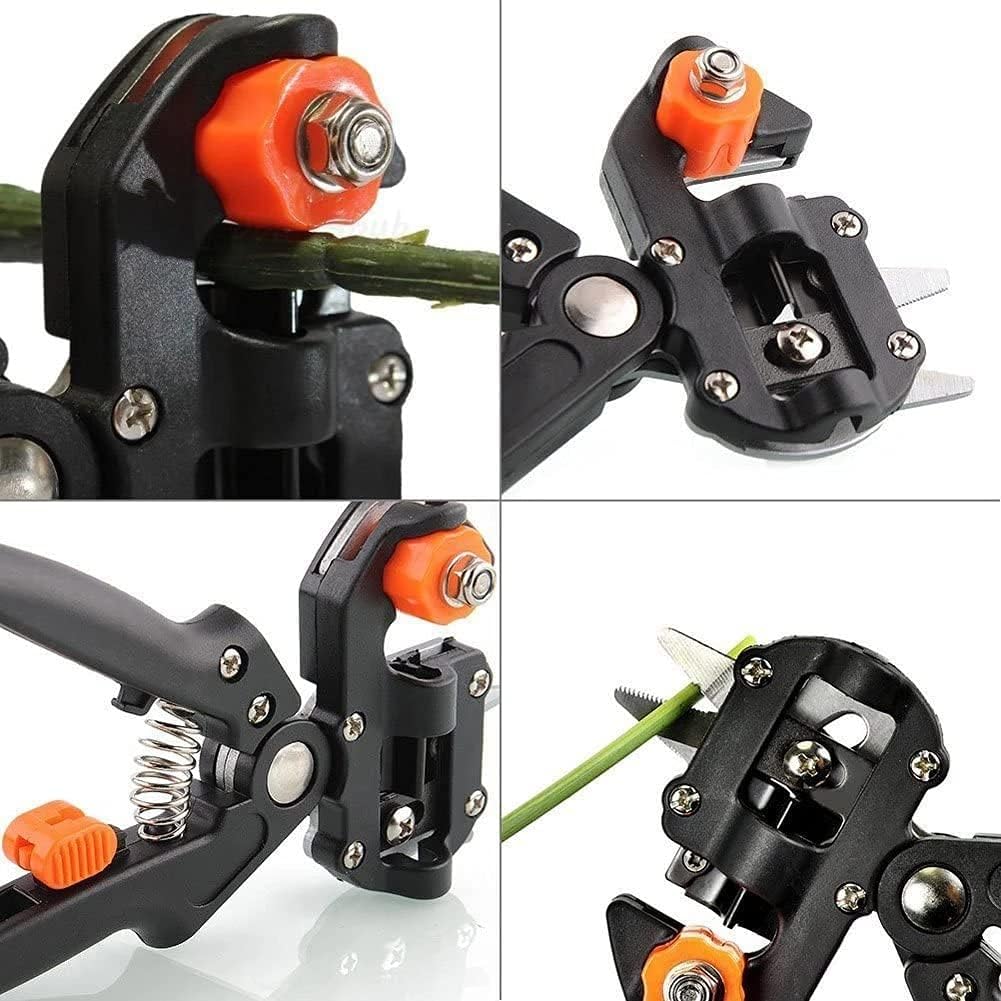 Grafting and cutting tool set for precise plant grafting