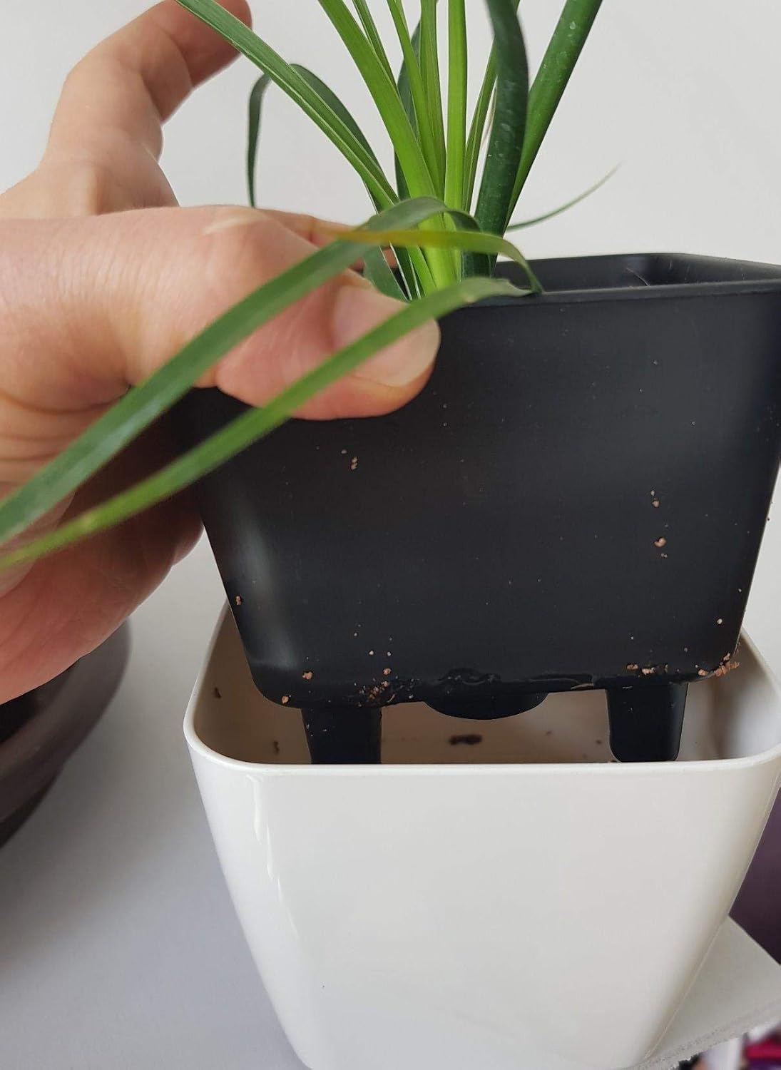 Flower pot with irrigation system – Self-watering plant pot for indoor and outdoor use