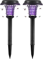 Solar Insect Killer with LED Light – Waterproof Garden Light for Mosquito Repulsion