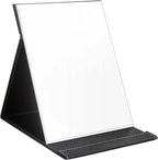 Compact makeup mirror with stand