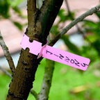 Reusable plant labels made of plastic for garden and tree marking