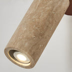 Adjustable Travertine Wood LED Wall Lamp and Ceiling Lamp