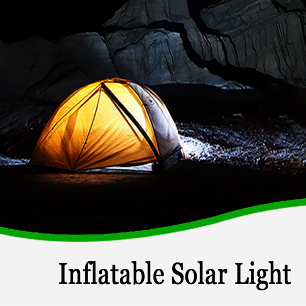 Solar lamp in transparent bag – Energy-saving LED lamp for garden and outdoor use