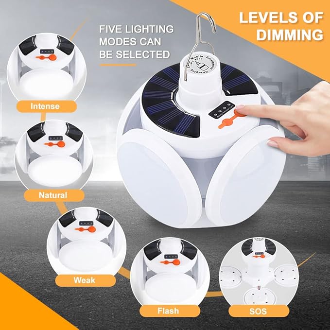 Practical Solar Outdoor and Camping Lamp