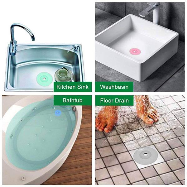 Sink and Tub Drain Stopper With Strainer