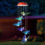 Solar Butterfly Garden Lights with 7-Color LEDs for Outdoor Paths and Patios