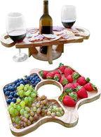 Eindhoven 2-in-1 Fruit and Wine Glass Table Rack