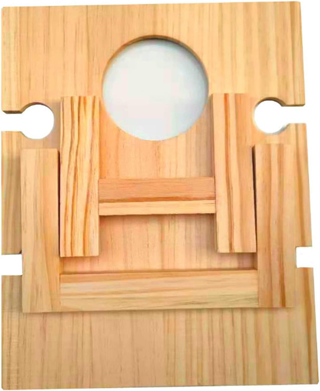 Mobile Wooden Wine Rack with Top